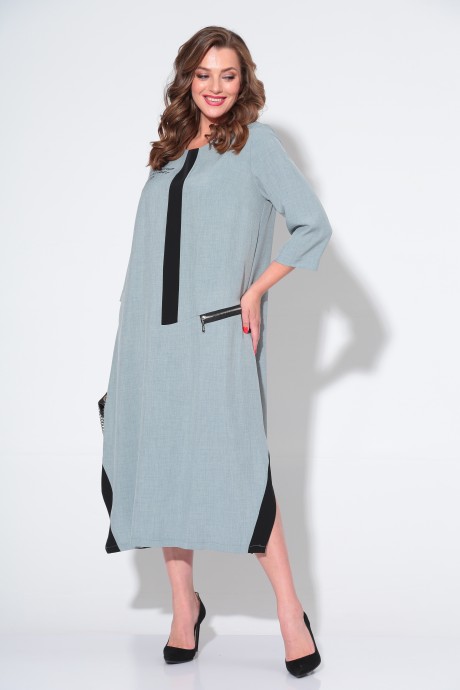 Платье Michel Chic 2073 с светло-серый размер 62-64 #7