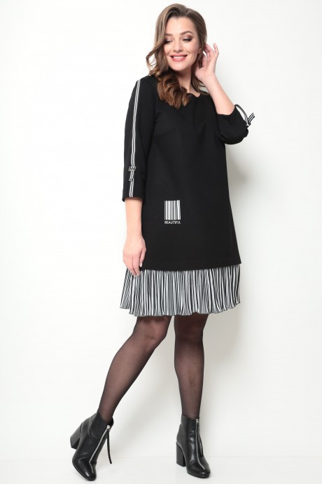 Платье Michel Chic 2084 черный размер 48-62 #2