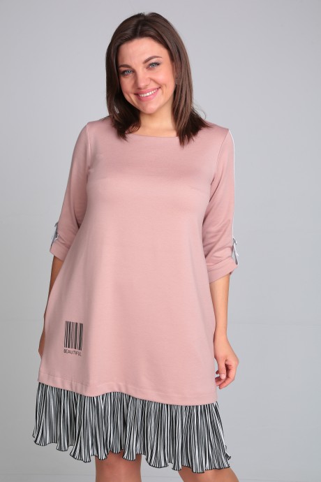 Платье Michel Chic 2084 розовый размер 48-62 #5