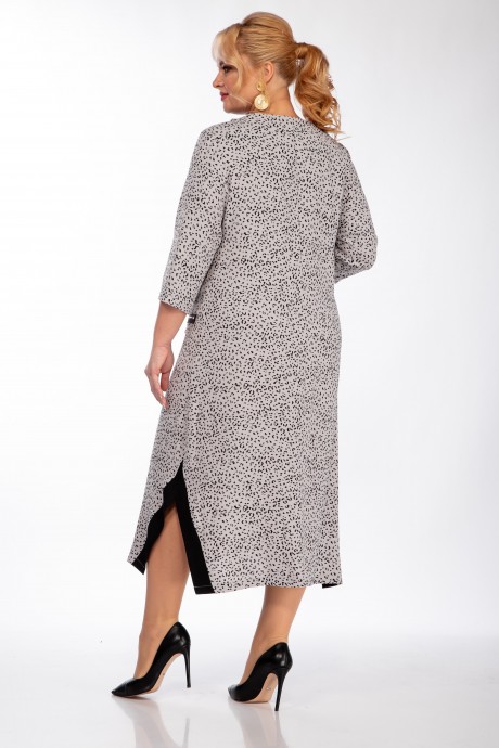 Платье Michel Chic 2073 серый,леопард размер 52-64 #4