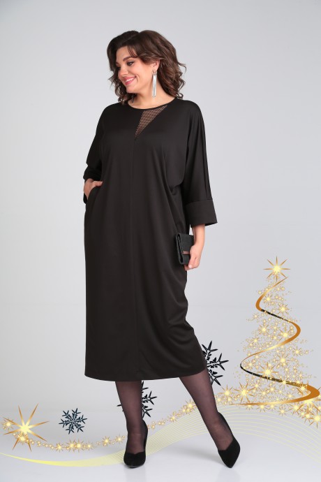 Платье Michel Chic 2113 черный размер 48-64 #2