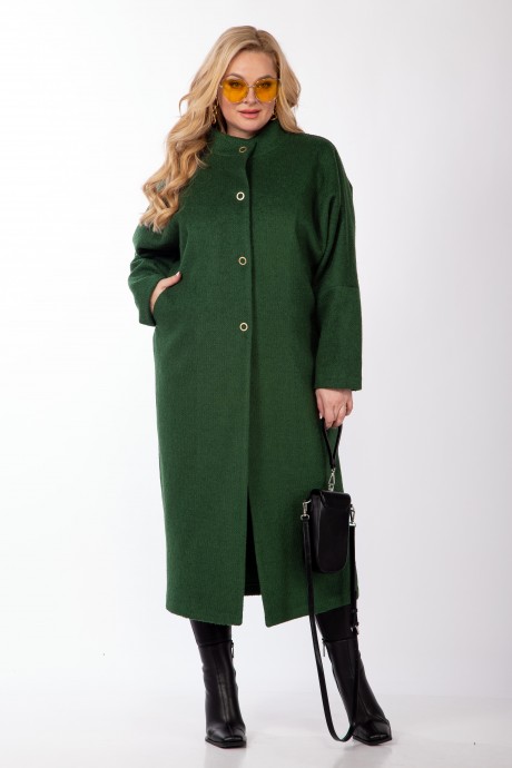 Пальто Michel Chic 358 зеленый размер 46-58 #1