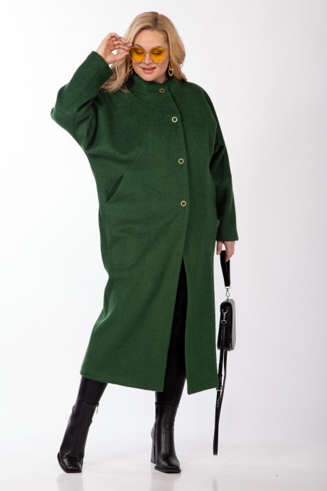 Пальто Michel Chic 358 зеленый размер 46-58 #2