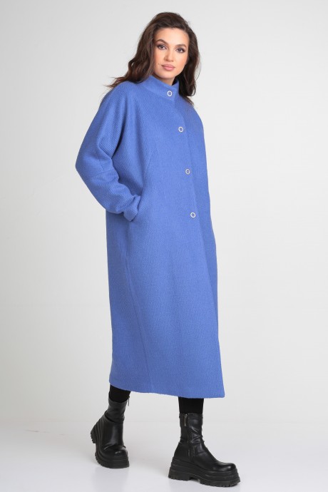 Пальто Michel Chic 358 голубой размер 46-58 #4