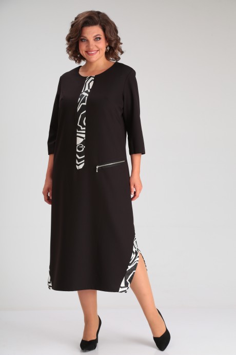 Платье Michel Chic 2073 чёрный размер 48-66 #2