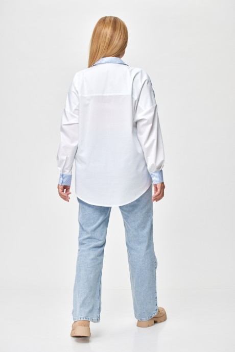 Рубашка Michel Chic 778 голубой, белый размер 48-64 #4