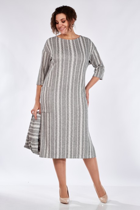 Платье Michel Chic 2152 серый размер 48-66 #2