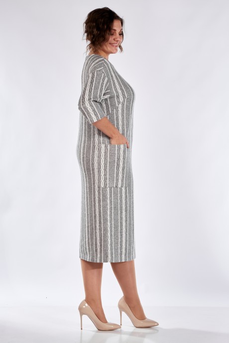 Платье Michel Chic 2152 серый размер 48-66 #4