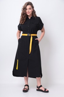Платье Michel Chic 993/2 черный,желтый #1