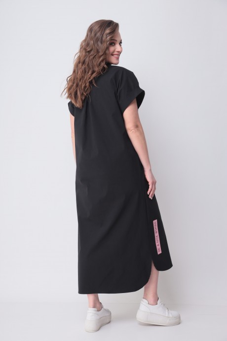 Платье Michel Chic 993/2 черный,розовый размер 50-56 #6