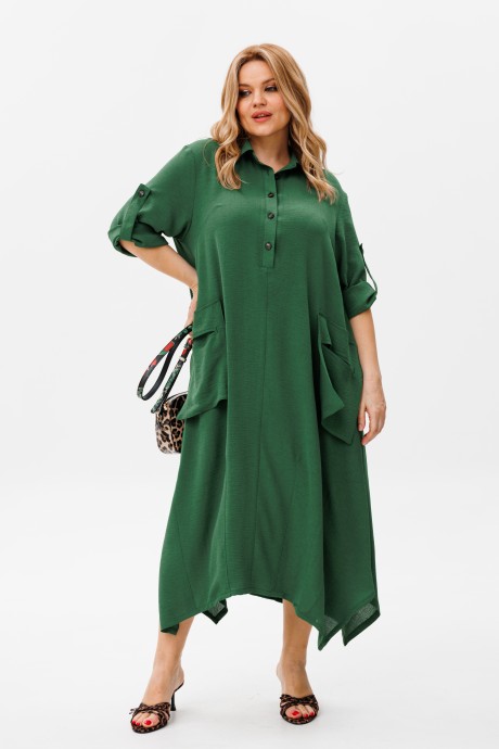 Платье Michel Chic 2160 зеленый размер 48-68 #1