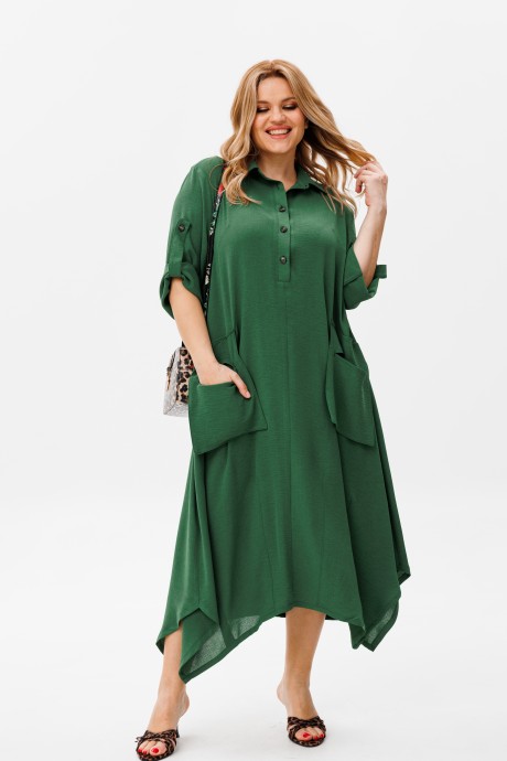 Платье Michel Chic 2160 зеленый размер 48-68 #2