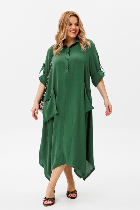 Платье Michel Chic 2160 зеленый размер 48-68 #3