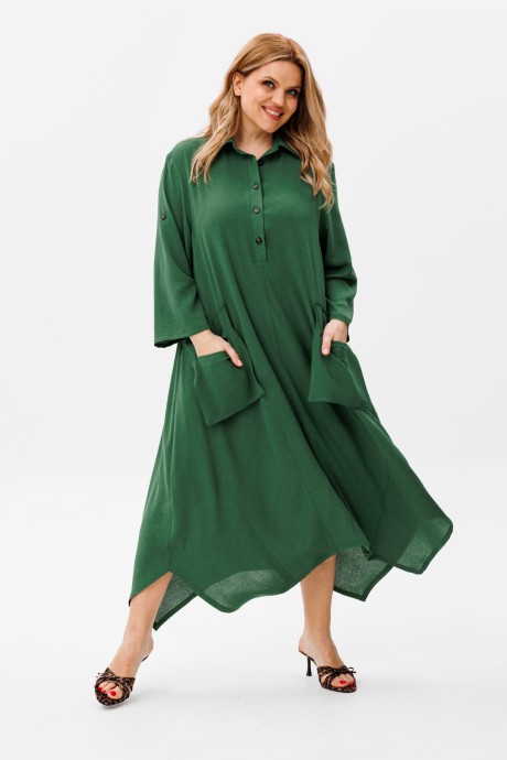 Платье Michel Chic 2160 зеленый размер 48-68 #4