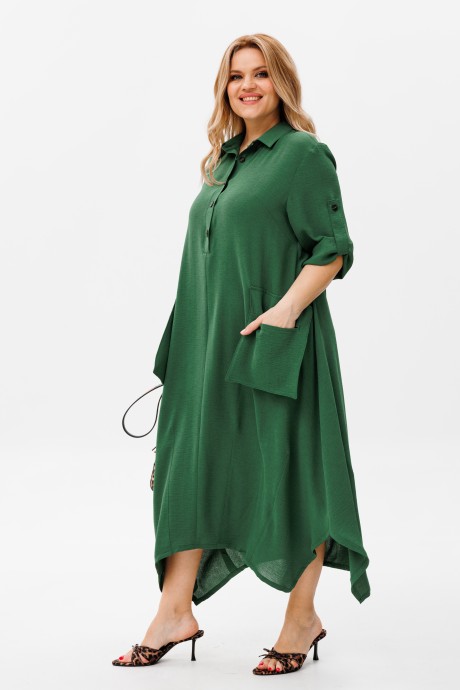 Платье Michel Chic 2160 зеленый размер 48-68 #5