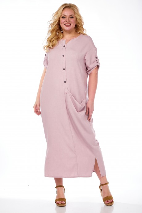 Платье Michel Chic 2094/4 розовый кварц размер 46-64 #3