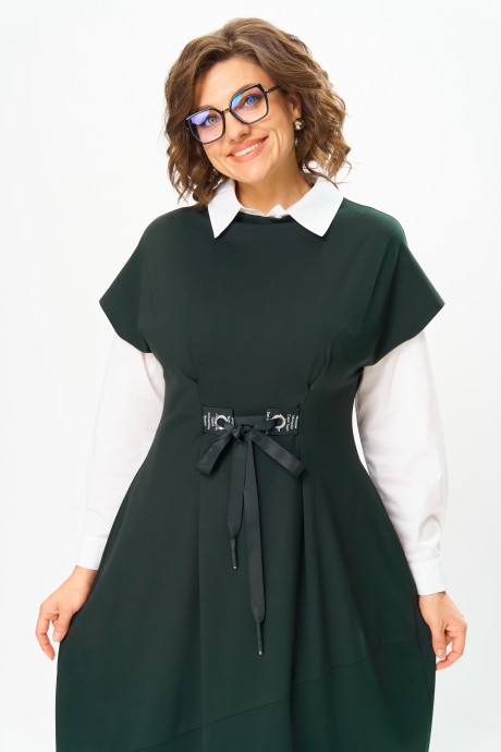 Платье Michel Chic 2176 темная хвоя размер 50-64 #4