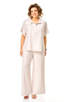 Брючный костюм Michel Chic 1455 двойка карамельный мусс