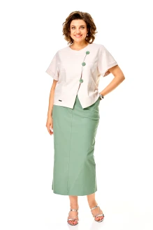 Юбочный костюм Michel Chic 1422 двойка ментол