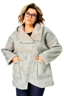Дубленка Michel Chic 369 пепел
