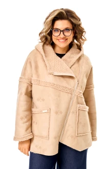 Дубленка Michel Chic 369 кремовая