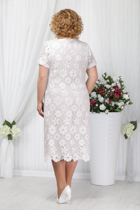 Платье Нинель Шик 5629 молоко размер 52-60 #2