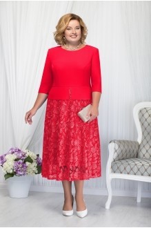 Платье Нинель Шик 7205 красный #1