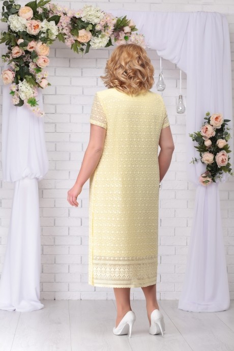 Платье Нинель Шик 5720 желтый размер 56-64 #2