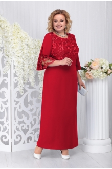 Платье Нинель Шик 5691 красный #1