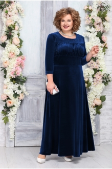 Платье Нинель Шик 5754 темно-синий #1