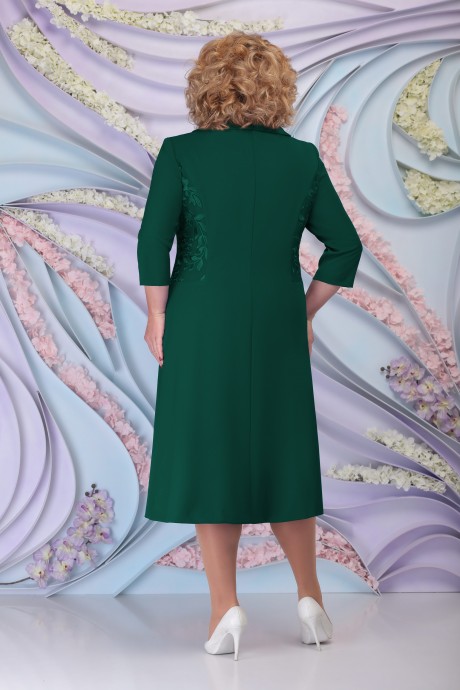 Вечернее платье Нинель Шик 5797 изумрудный размер 52-66 #2