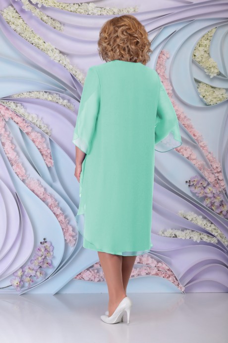 Вечернее платье Нинель Шик 7298 светло-зеленый размер 54-62 #2