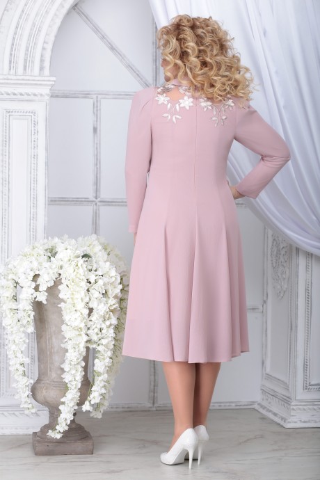 Вечернее платье Нинель Шик 5823 пудра размер 48-62 #2