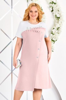 Платье Нинель Шик 5905 пудра #1