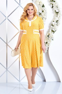 Платье Нинель Шик 7373 желтый #1
