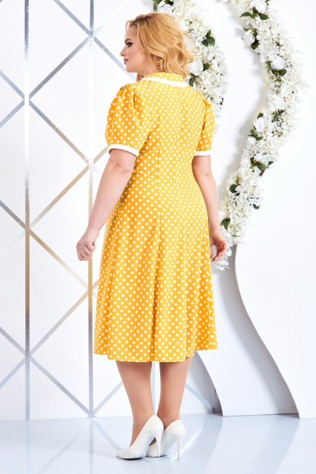 Платье Нинель Шик 7373 желтый размер 52-60 #2