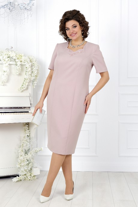 Костюм NINELE (Нинель Шик ) 5907 пудра размер 50-64 #4