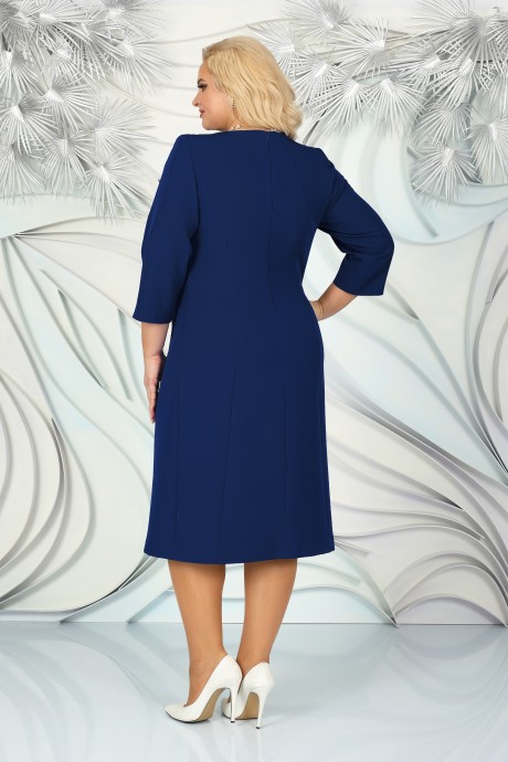 Платье Нинель Шик 5936 синий размер 52-60 #6