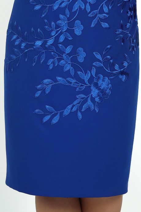 Вечернее платье Нинель Шик 5968 василек размер 52-60 #5