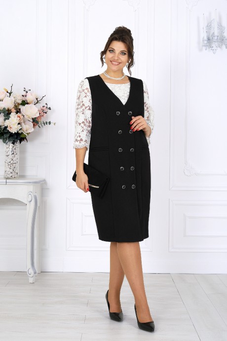 Сарафан NINELE 7443 угольный размер 50-60 #4