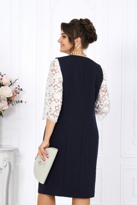 Сарафан NINELE 7443 темно-синий размер 50-60 #8