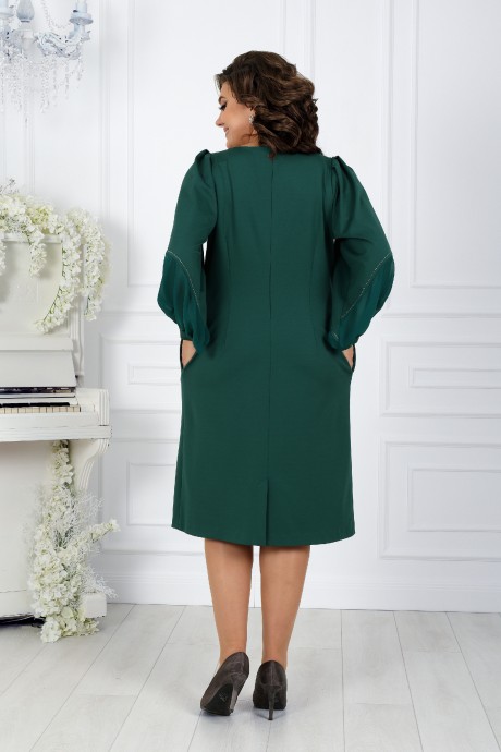 Вечернее платье Нинель Шик 5991 изумруд размер 46-62 #5