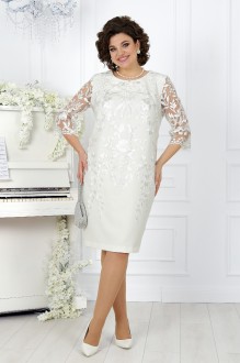 Вечернее платье Нинель Шик 5753 белый, молочный #1