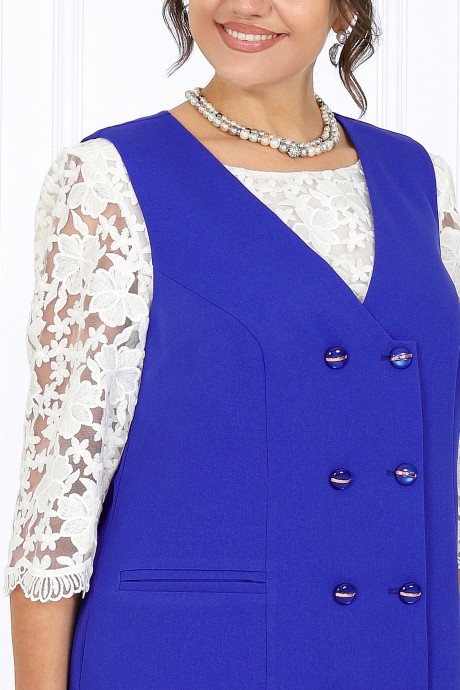 Сарафан NINELE 7443 васильковый размер 50-60 #7