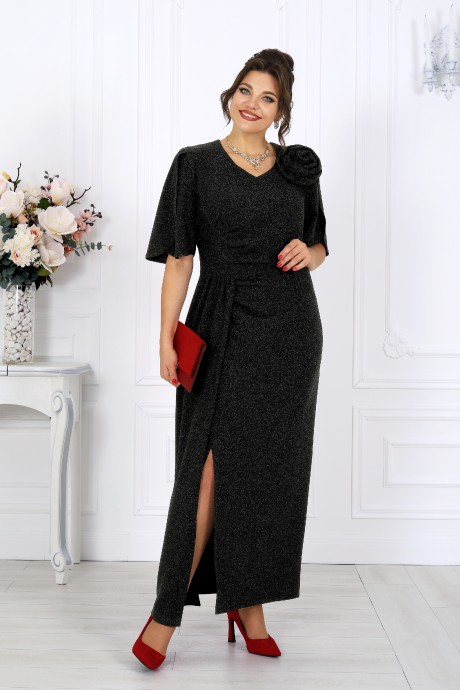 Вечернее платье NINELE 7509 черный размер 46-58 #5