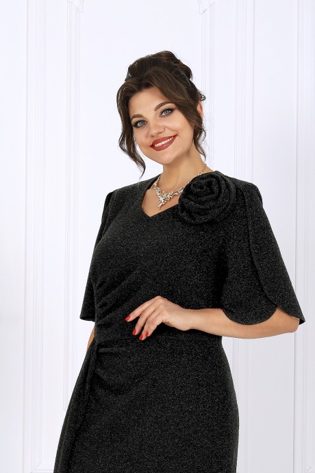 Вечернее платье NINELE 7509 черный размер 46-58 #6