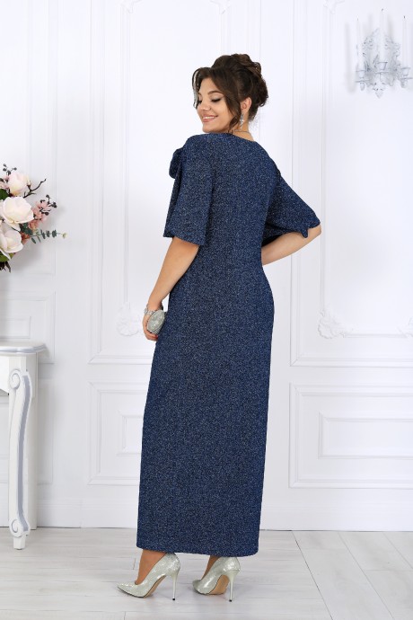 Вечернее платье NINELE 7509 синий размер 46-58 #9