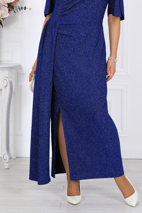 Вечернее платье NINELE 7509 василек размер 46-58 #8