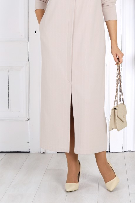 Платье NINELE 6090 песочный размер 50-58 #8