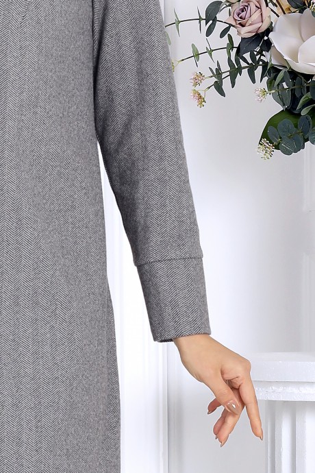 Платье NINELE 6090 светло-серый размер 50-58 #7